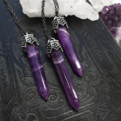 Spear Amethyst Necklace