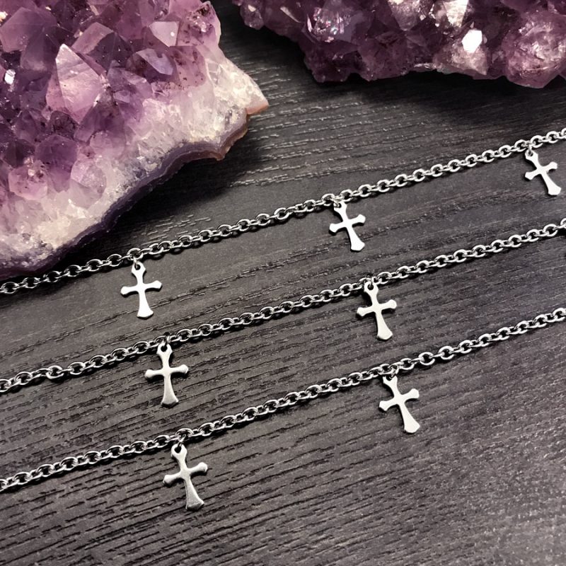 stainless-steel-cross-choker