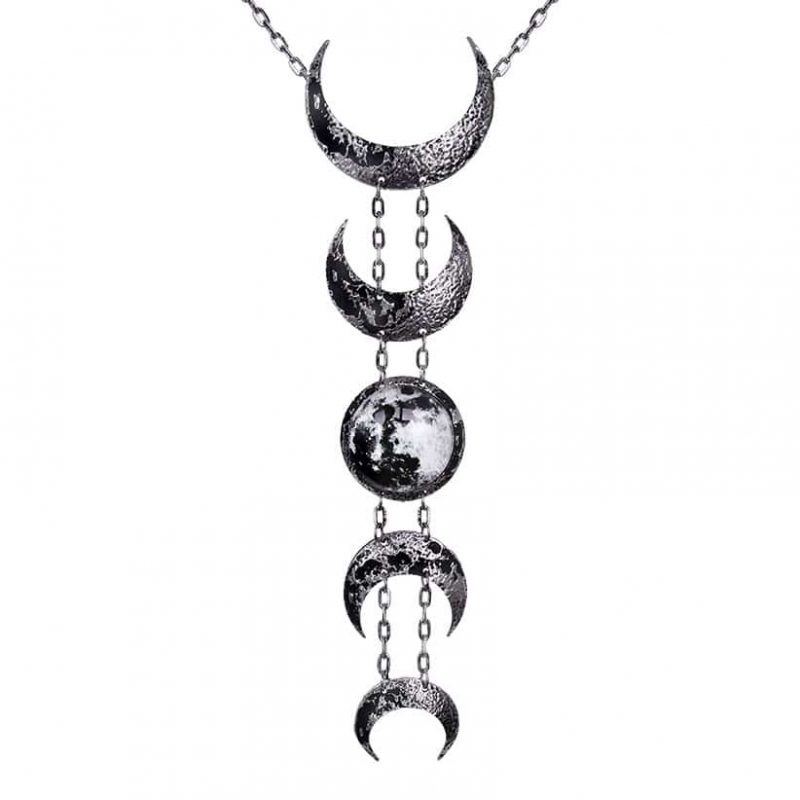 moon cycle necklace