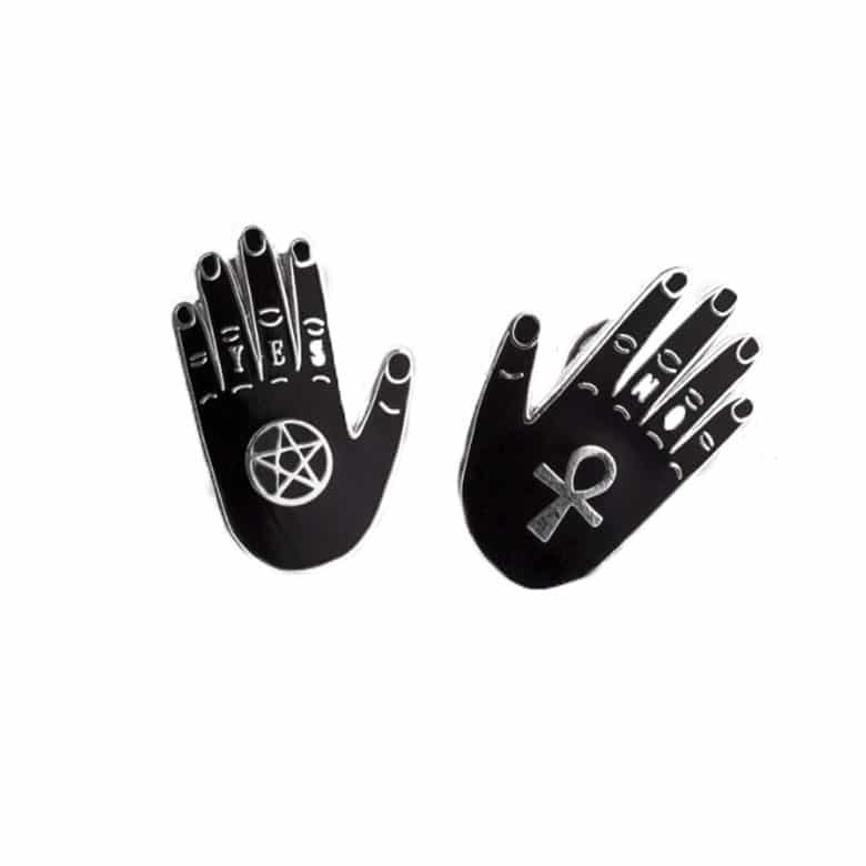 black hands pins by punky pins