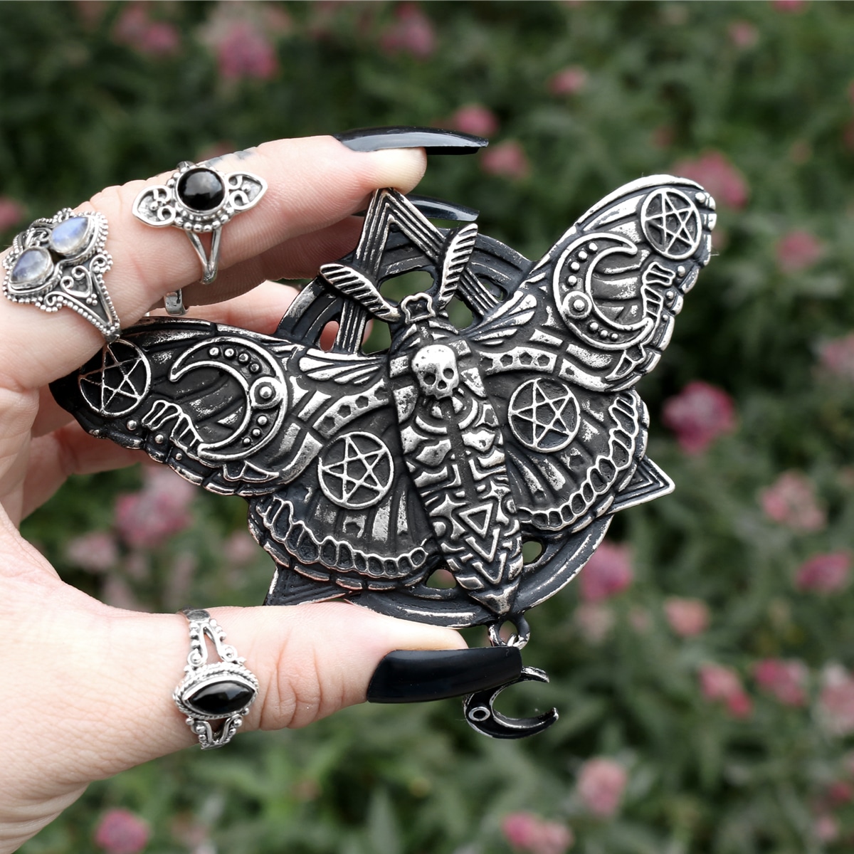 Occult Moth Hairclip From Restyle