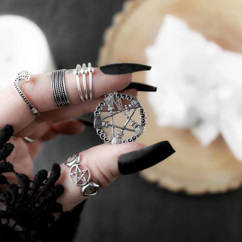 besom-pentagram-silver-pendant-hellaholics