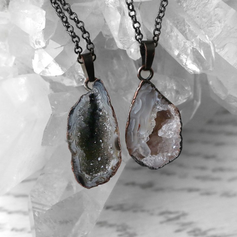 goddess-geode-bronze-necklace-hellaholics